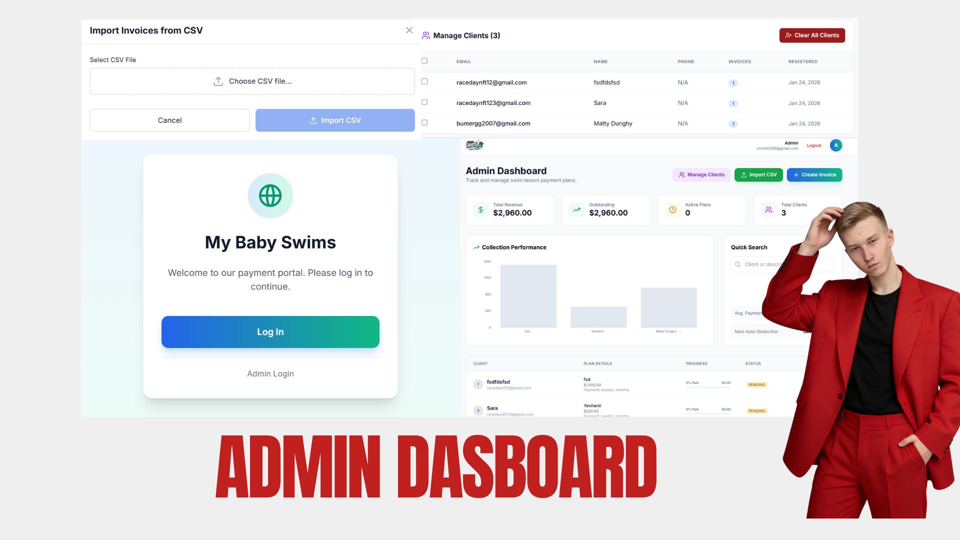 Payment Flow & Admin Dashboard